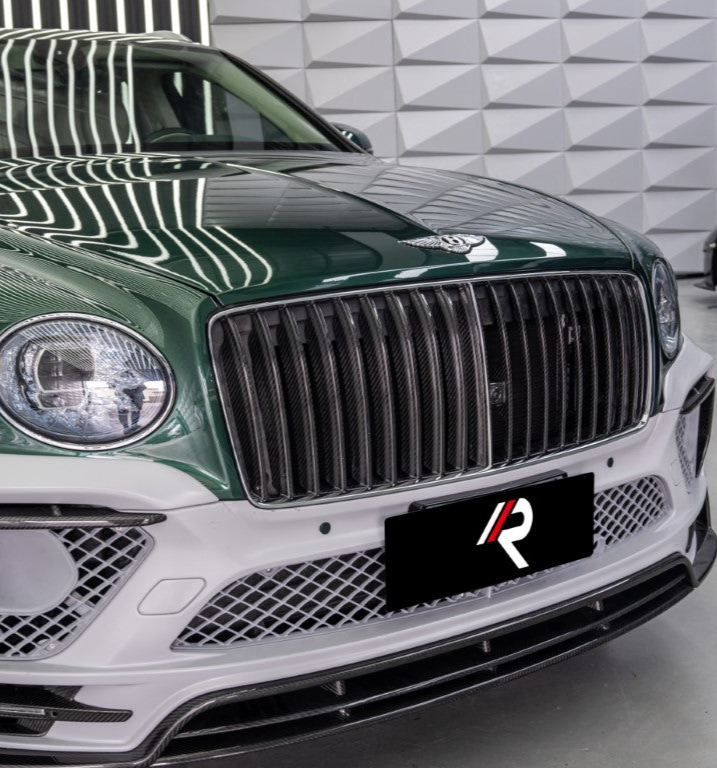  Upgrade Your Bentley Bentayga V8 W12 with Aftermarket Parts - M Style Grill Carbon Fiber from Aero Republic