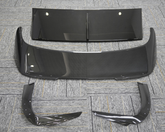 Bentley Bentayga V8 W12 with Aftermarket Parts - M Style Rear Roof Spoiler Carbon Fiber / FRP from Aero Republic