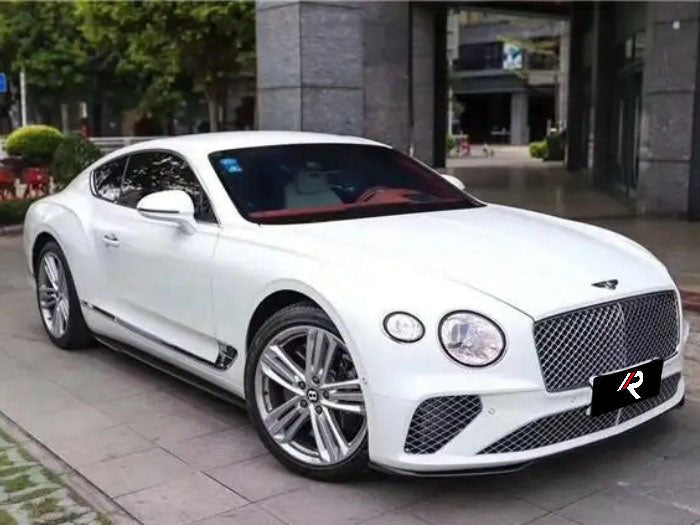 Bentley Continental GT 2020 2021 2022 2023 2024 with Aftermarket Parts - Front Lip Carbon Fiber from Aero Republic