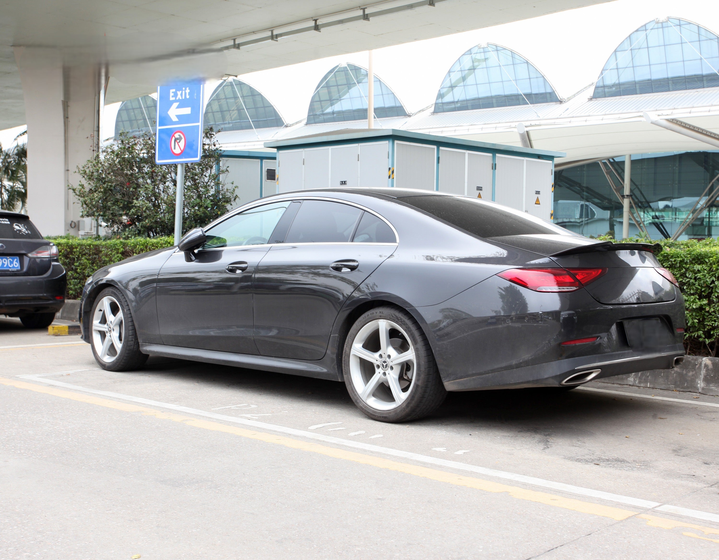 Mercedes Benz CLS-Class C257 W257 AMG CLS53 CLS450 CLS350 2019 2020 2021 2022 2023 with Aftermarket Parts - OE Style Rear Lip Spoiler Pre-preg Carbon Fiber from Aero Republic