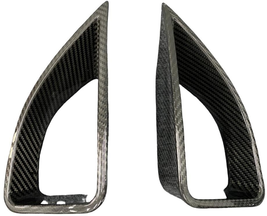 Mercedes Benz GLE-Class W167 AMG GLE53 GLE43 GLE350 GLE450 GLE400 GLE580 Pre-Facelift 2020 2021 2022 2023 with Aftermarket Parts - Front Bumper Trim Pre-preg Carbon Fiber from Aero Republic