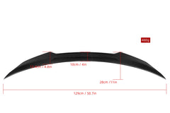 Mercedes Benz C-Class S-Class C217 AMG S65 S63 S550 S500 Coupe 2015 2016 2017 2018 2019 2020 2021 with Aftermarket Parts - VS Style Rear Lip Spoiler Pre-preg Carbon Fiber from Aero Republic