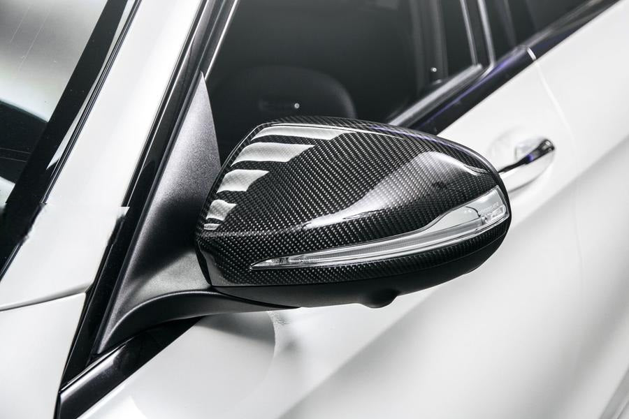 Mercedes Benz S-Class W222 S65 AMG S63 S600 S560 S550 S500e S450 2014 2015 2016 2017 2018 2019 2020 LHD & RHD (Left and Right Hand Drive) with Aftermarket Parts - OE Style?Replacement Mirror Caps Pre-preg Carbon Fiber from Aero Republic