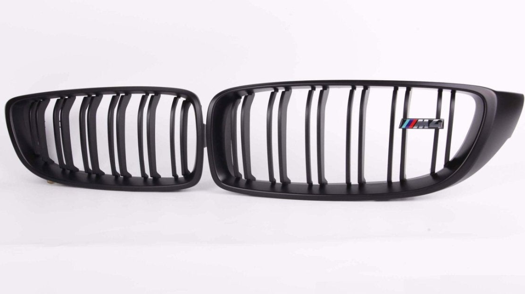 Aero Republic Blacked Out Front Kidney Grilles for BMW 4 Series 428i 428i xDrive 430i 435i 440i F32 F33 2014-2020 Carbon Fiber/ABS