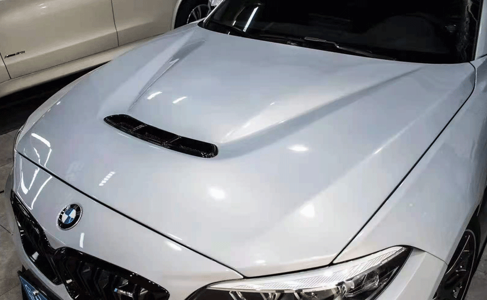 BMW M2/M2C F87 2016 2017 2018 2019 2020 2021 & 2 Series 228i 230i M235i M240i F22 F23 2014 2015 2016 2017 2018 2019 2020 2021 with Aftermarket Parts - CS Style Hood Bonnet Carbon Fiber / FRP from Aero Republic

