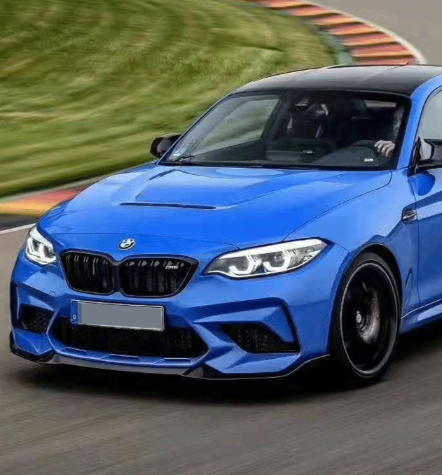 BMW M2/M2C F87 2016 2017 2018 2019 2020 2021 & 2 Series 228i 230i M235i M240i F22 F23 2014 2015 2016 2017 2018 2019 2020 2021 with Aftermarket Parts - CS Style Hood Bonnet Carbon Fiber / FRP from Aero Republic
