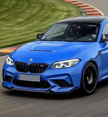 BMW M2/M2C F87 2016 2017 2018 2019 2020 2021 & 2 Series 228i 230i M235i M240i F22 F23 2014 2015 2016 2017 2018 2019 2020 2021 with Aftermarket Parts - CS Style Hood Bonnet Carbon Fiber / FRP from Aero Republic
