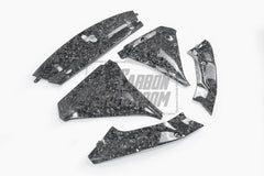 Aero Republic Carbon Fiber Engine Bay Replacement Covers 5 Pcs for Nissan GTR GT-R R35 2008-2023 - Performance SpeedShop