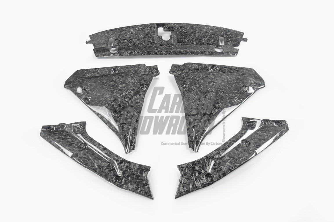Aero Republic Carbon Fiber Engine Bay Replacement Covers 5 Pcs for Nissan GTR GT-R R35 2008-2023 - Performance SpeedShop