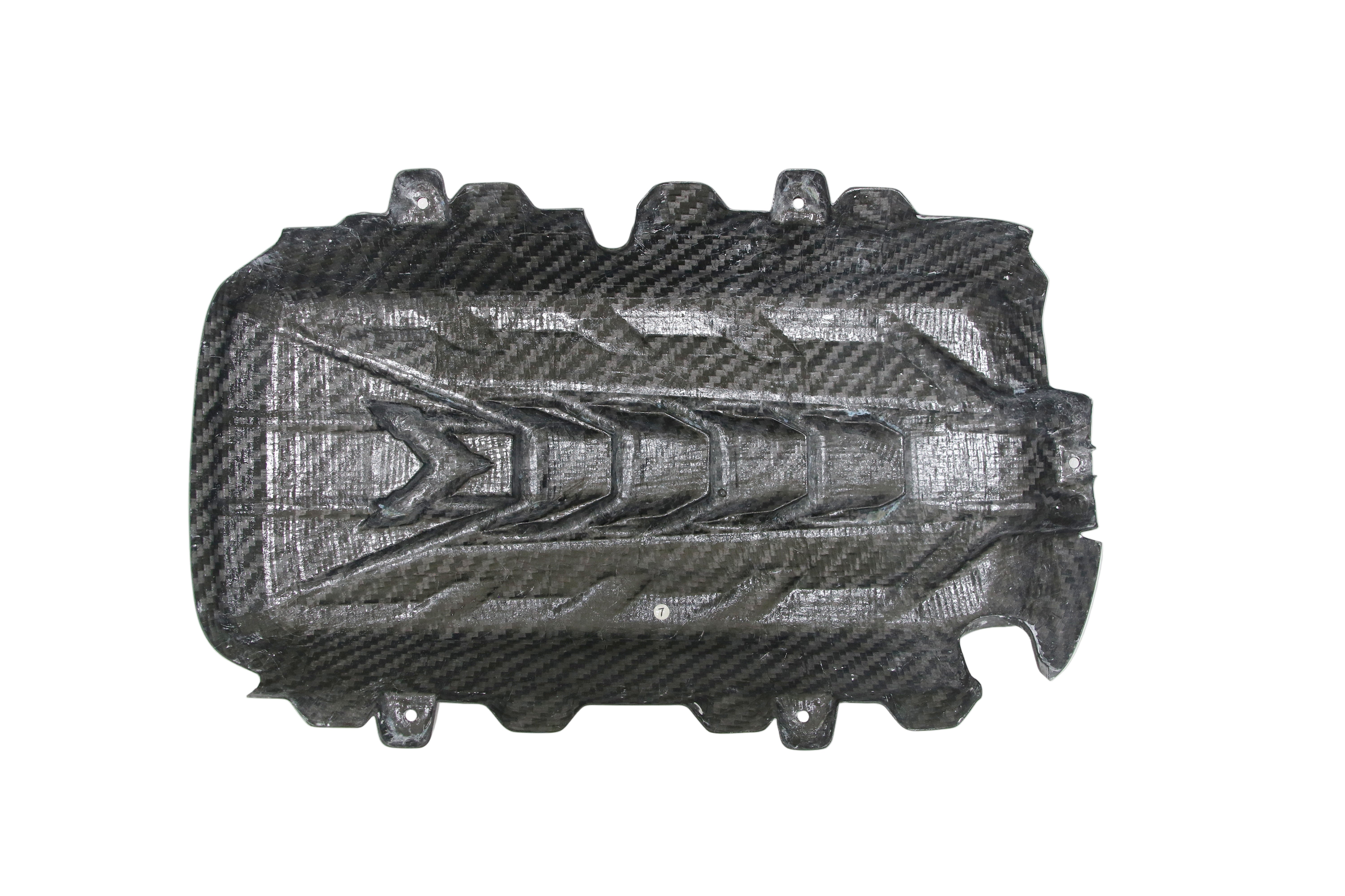 Chevrolet Corvette C8 Base 2020-ON with Aftermarket Parts - V2 Engine Cover Dry Pre-preg Carbon Fiber from Aero Republic