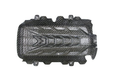 Chevrolet Corvette C8 Base 2020-ON with Aftermarket Parts - V2 Engine Cover Dry Pre-preg Carbon Fiber from Aero Republic