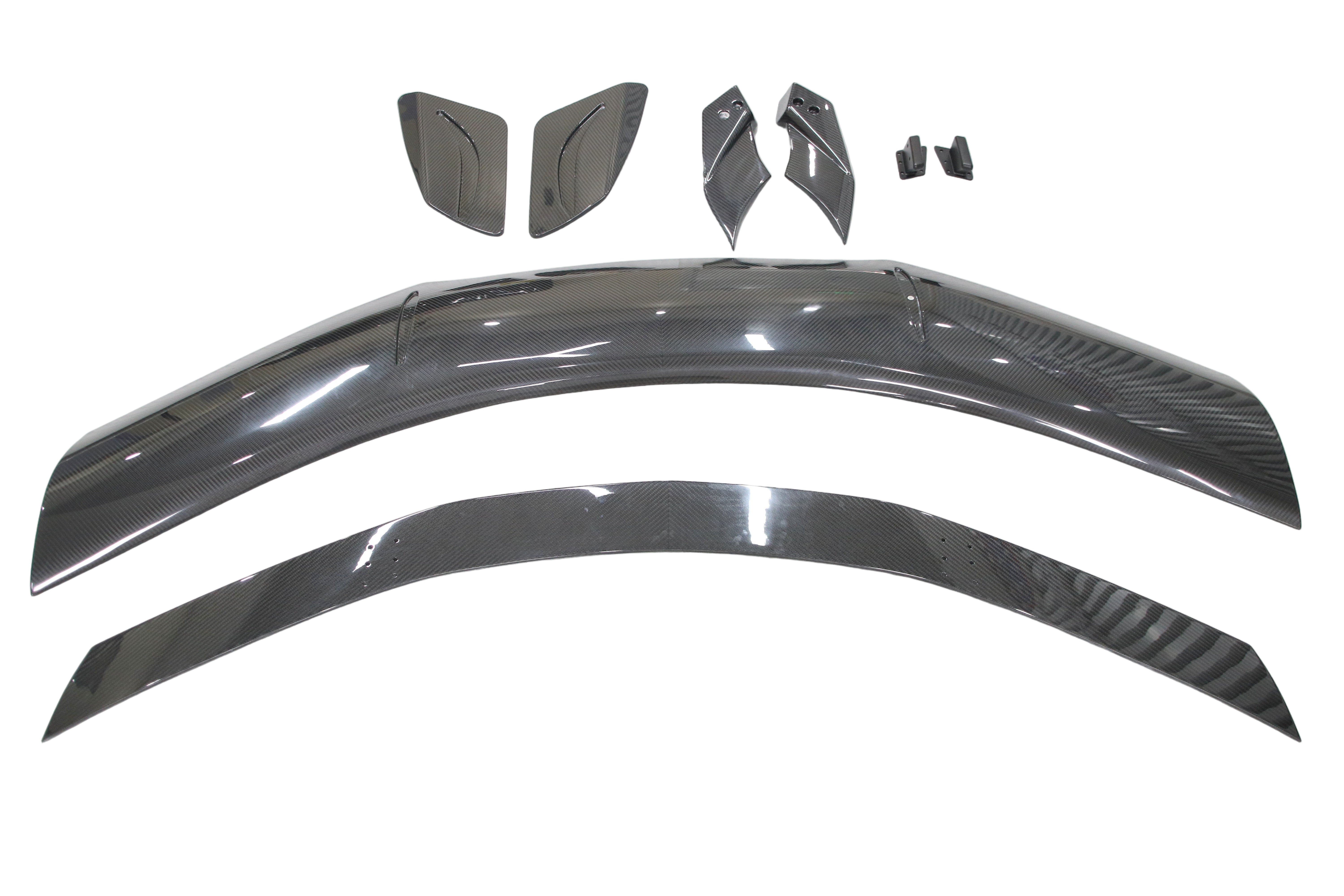 Chevrolet Corvette C8 Base E-Ray Z06 2020-ON with Aftermarket Parts - ZR1 Style Rear Wing Dry Pre-preg Carbon Fiber from Aero Republic