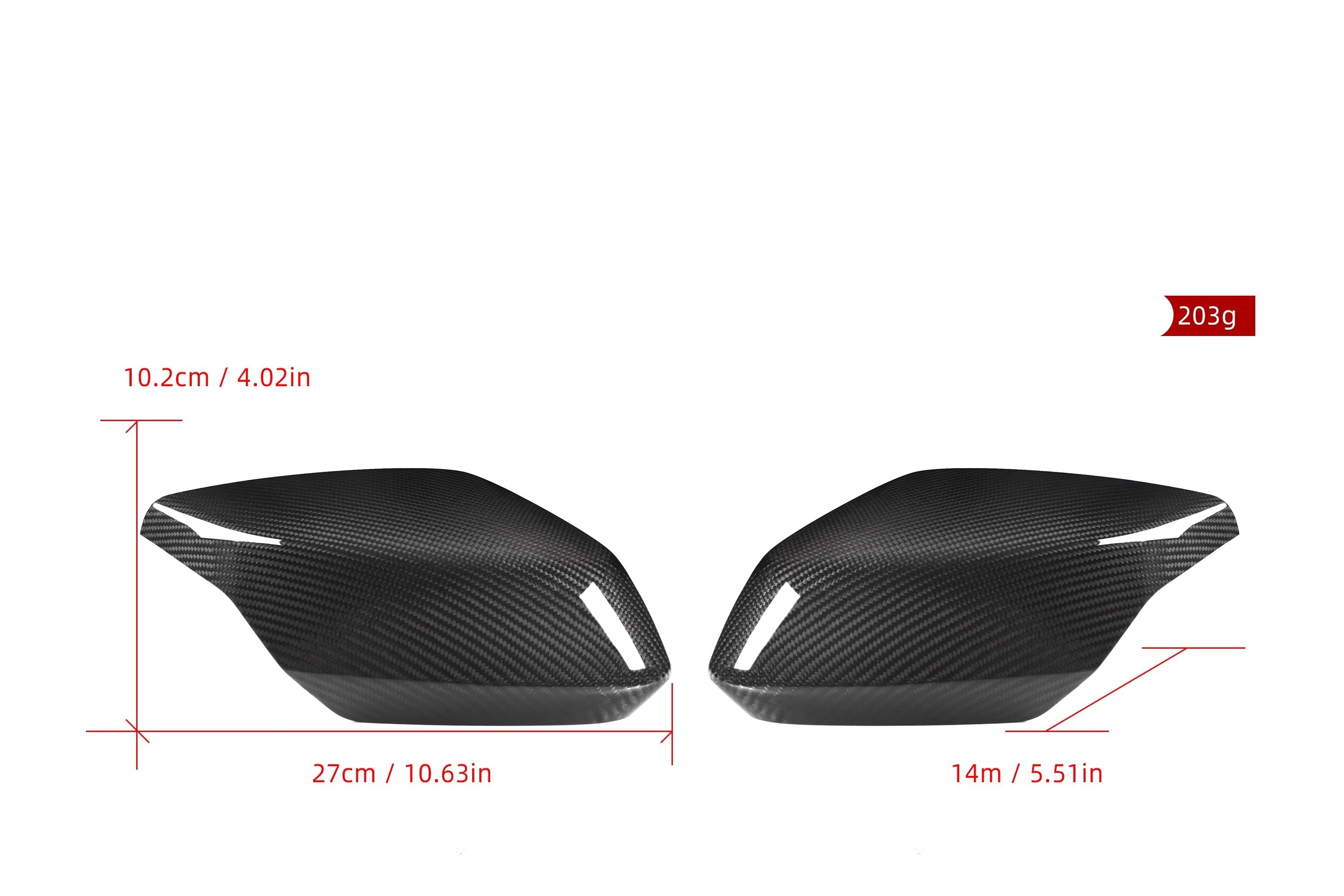 Chevrolet Corvette C8 Base Z06 ZR1 (fits all trims and packages) 2021-ON with Aftermarket Parts - OE Style Replacement Mirror Caps Pre-preg Carbon Fiber from Aero Republic