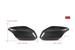 Chevrolet Corvette C8 Base Z06 ZR1 (fits all trims and packages) 2021-ON with Aftermarket Parts - OE Style Replacement Mirror Caps Pre-preg Carbon Fiber from Aero Republic