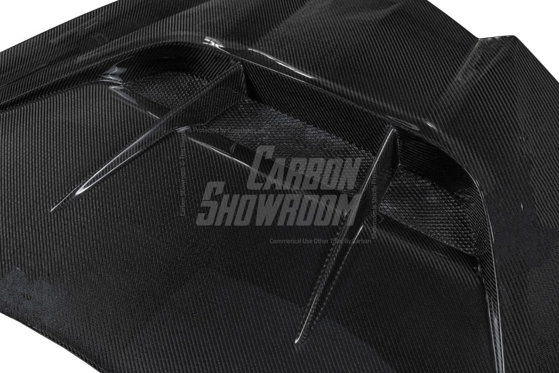 Chevrolet Corvette C8 2020-ON with Aftermarket Parts - Hood Bonnet Carbon Fiber / FRP from Aero Republic