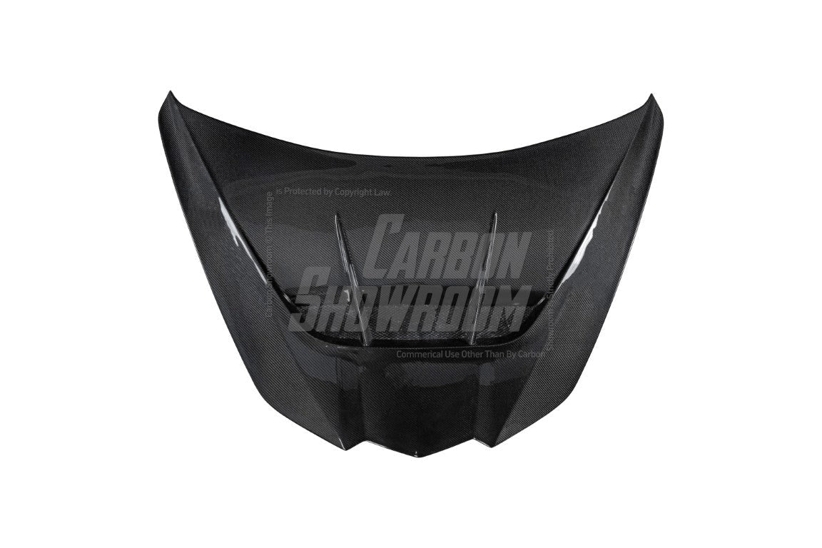 Chevrolet Corvette C8 2020-ON with Aftermarket Parts - Hood Bonnet Carbon Fiber / FRP from Aero Republic