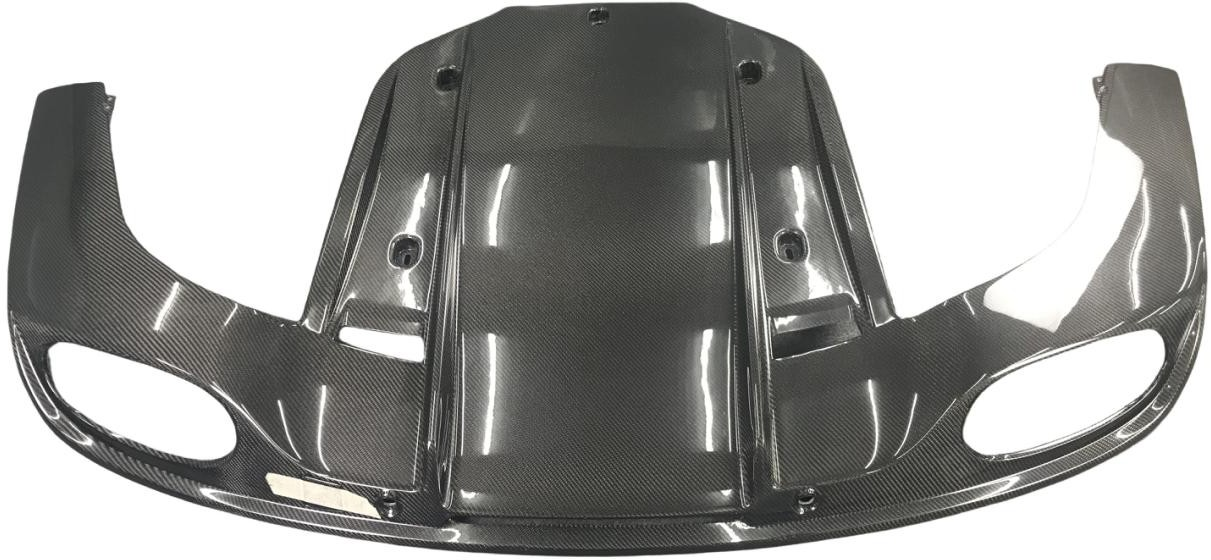 Bentley Continental GT 2012 2013 2014 2015 with Aftermarket Parts - GT Rear Diffuser Carbon Fiber from Aero Republic