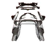 McLaren MP4-12C 2012 2013 2014 with Aftermarket Parts - DMC Style Full Body Kit Carbon Fiber from Aero Republic
