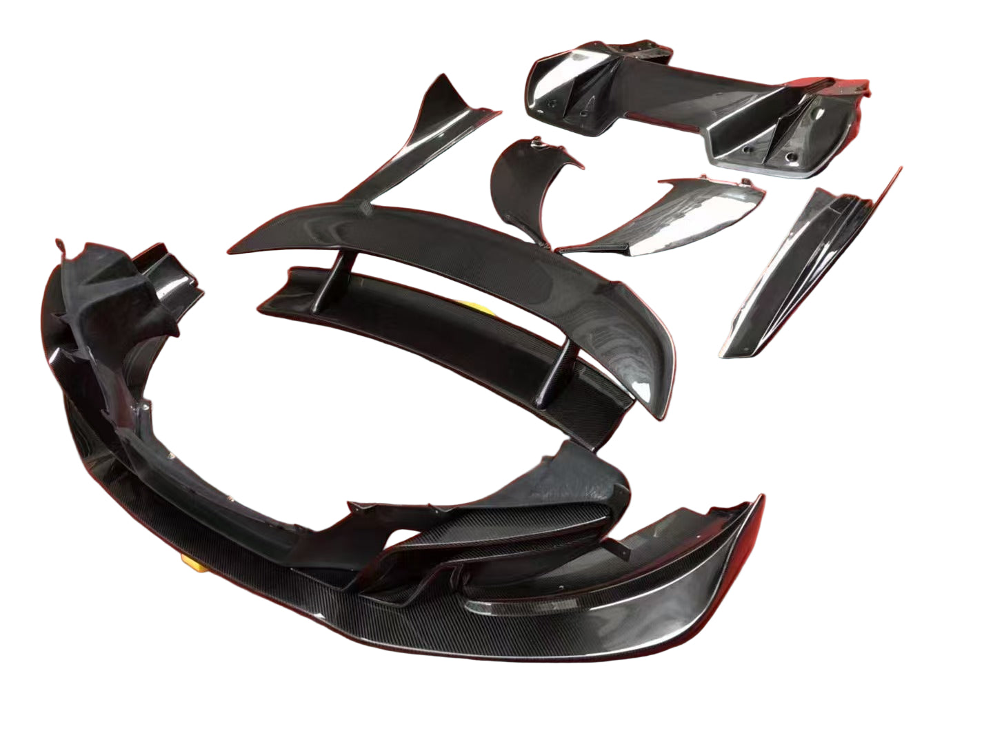 McLaren MP4-12C 2012 2013 2014 with Aftermarket Parts - DMC Style Full Body Kit Carbon Fiber from Aero Republic