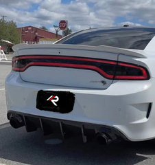 Dodge Charger & 2015 Scat Pack & 2016 Scat Pack, Hellcat & 2017 R/T, Daytona, Scat Pack, Hellcat & 2018 GT, R/T, Daytona, Scat Pack, Hellcat & 2019 GT, R/T, Scat Pack, Hellcat & 2020 GT, R/T, Scat Pack, Hellcat & 2021 GT, R/T, Scat Pack & 2022 GT, R/T, Scat Pack Non-widebody & 2023 GT, R/T, Scat Pack Non-widebody with Aftermarket Parts - Rear Diffuser Carbon Fiber from Aero Republic