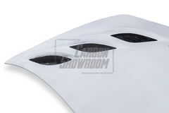 Dodge Charger 2015 2016 2017 2018 2019 2020 2021 2022 2023 with Aftermarket Parts - V2 Hood?Carbon Fiber / FRP from Aero Republic