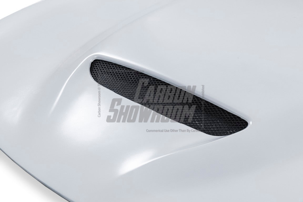 Dodge Charger 2015 2016 2017 2018 2019 2020 2021 2022 2023 with Aftermarket Parts - V4 Hood?Carbon Fiber / FRP from Aero Republic