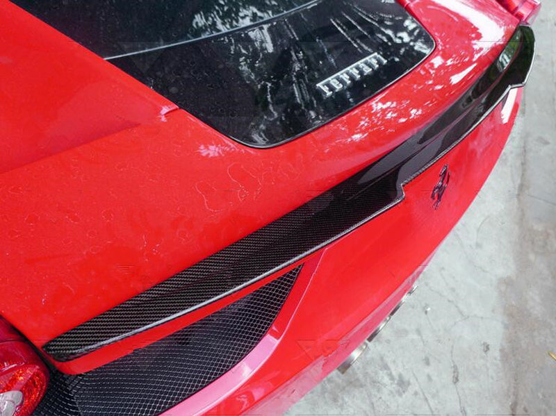 Ferrari 458 Italia 2010¨C2015 with Aftermarket Parts - Rear Spoiler Carbon Fiber from Aero Republic