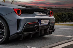 Ferrari 488 GTB with Aftermarket Parts - 1:1 Pista Style Full Body Kit Carbon Fiber / FRP from Aero Republic