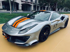 Ferrari 488 GTB & Spider with Aftermarket Parts - 1:1 Pista Style Hood?Pre-preg Carbon Fiber / FRP from Aero Republic