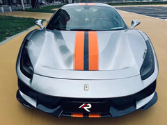Ferrari 488 GTB & Spider with Aftermarket Parts - 1:1 Pista Style Hood?Pre-preg Carbon Fiber / FRP from Aero Republic