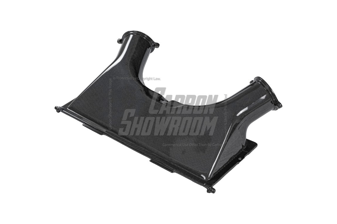 Ferrari 488 GTB & Spider 2016 2017 2018 2019 2020 with Aftermarket Parts - OEM 1:1 Style Replacement Airbox Dry Pre-preg Carbon Fiber from Aero Republic