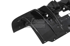 Ferrari 488 GTB & Spider 2016 2017 2018 2019 2020 with Aftermarket Parts - OEM 1:1 Style Replacement Rear Diffuser Dry Pre-preg Carbon Fiber from Aero Republic