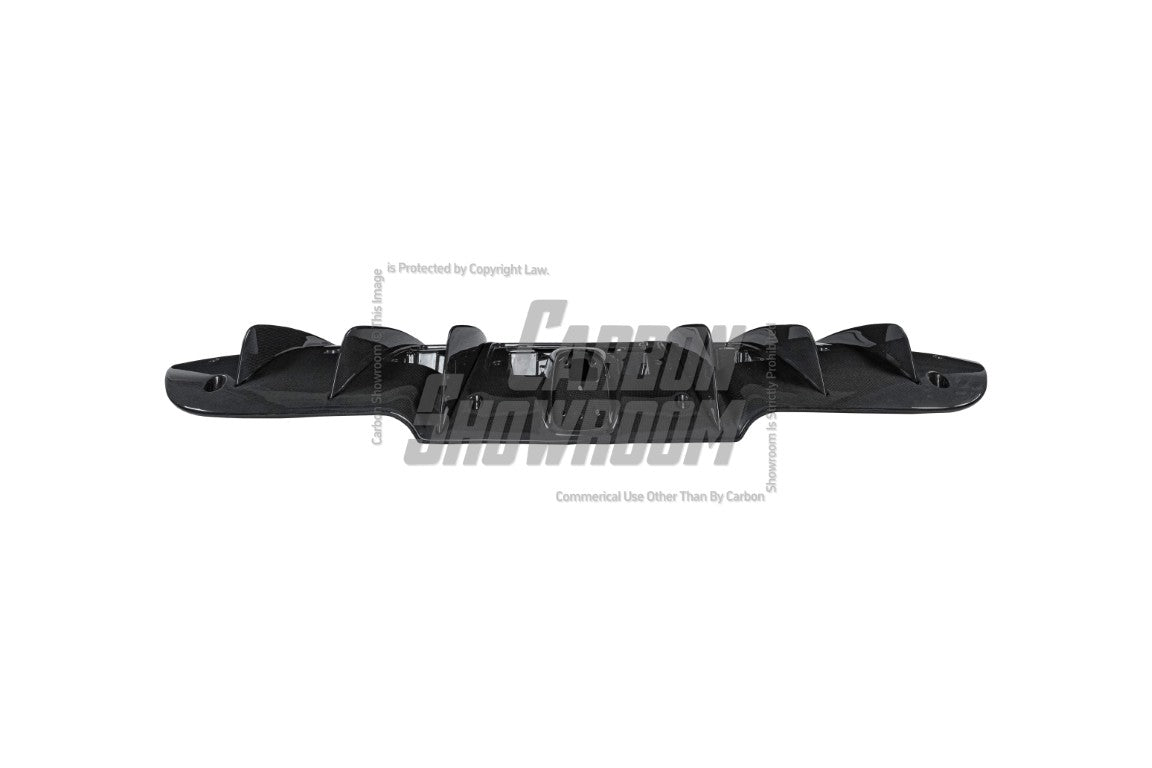 Ferrari 488 GTB & Spider 2016 2017 2018 2019 2020 with Aftermarket Parts - OEM 1:1 Style Replacement Rear Diffuser Dry Pre-preg Carbon Fiber from Aero Republic