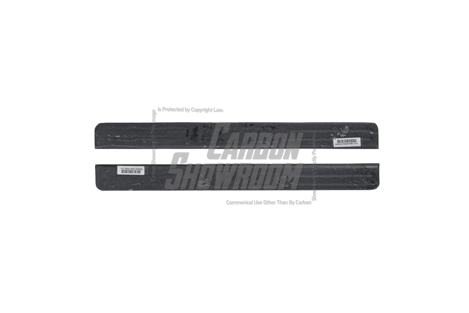 Ferrari 488 GTB & Spider 2016 2017 2018 2019 2020 with Aftermarket Parts - OEM 1:1 Style Door Sills Dry Pre-preg Carbon Fiber from Aero Republic
