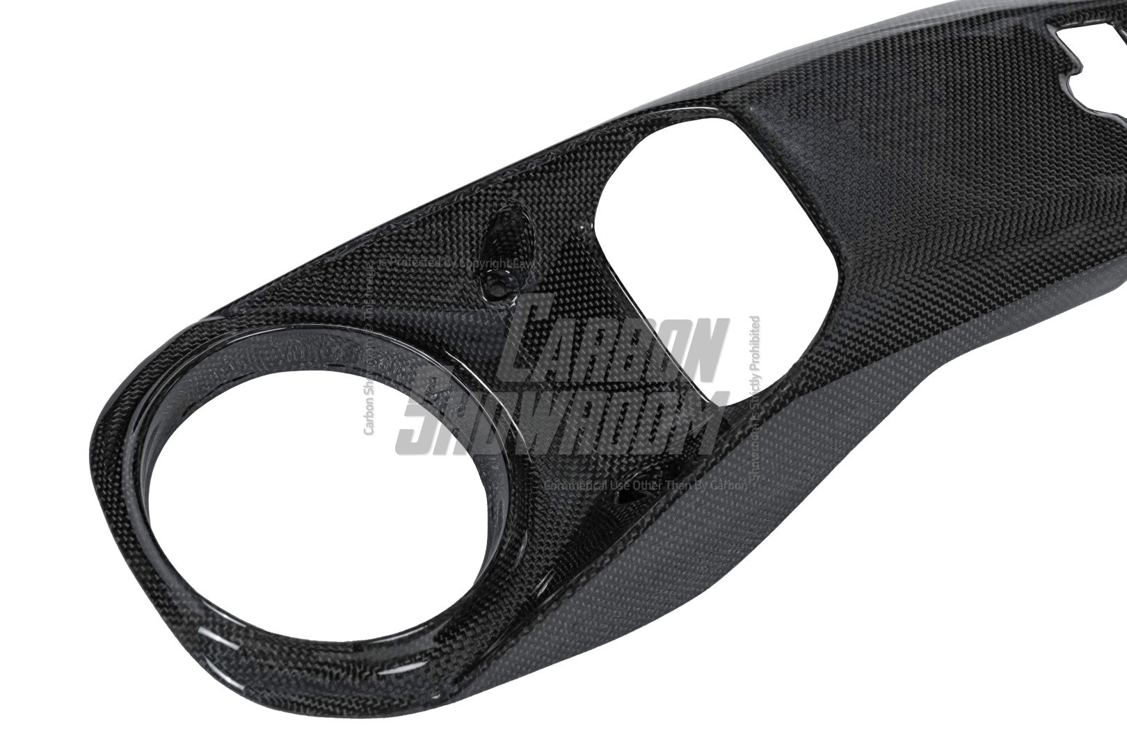 Ferrari 488 GTB & Spider 2016 2017 2018 2019 2020 with Aftermarket Parts - OEM 1:1 Style Replacement Engine Bay Center Panel Dry Pre-preg Carbon Fiber from Aero Republic