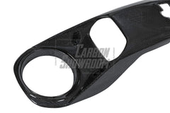 Ferrari 488 GTB & Spider 2016 2017 2018 2019 2020 with Aftermarket Parts - OEM 1:1 Style Replacement Engine Bay Center Panel Dry Pre-preg Carbon Fiber from Aero Republic