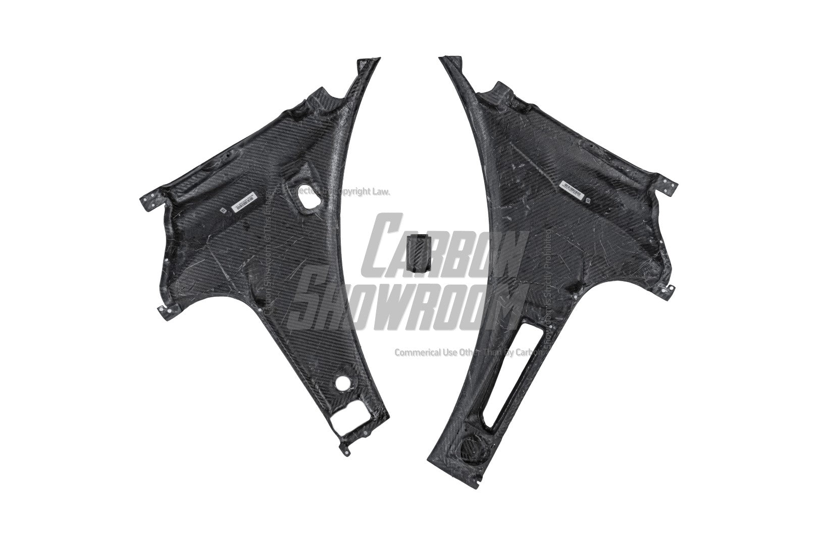 Ferrari 488 GTB & Spider 2016 2017 2018 2019 2020 with Aftermarket Parts - OEM 1:1 Style Replacement Front Trunk Rear Panels Dry Pre-preg Carbon Fiber from Aero Republic
