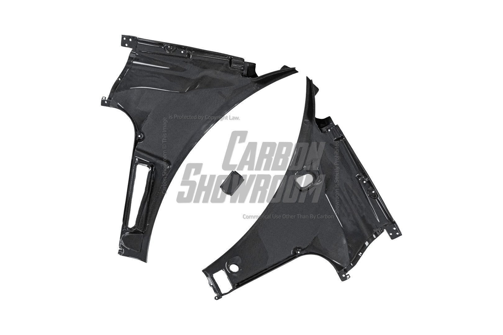 Ferrari 488 GTB & Spider 2016 2017 2018 2019 2020 with Aftermarket Parts - OEM 1:1 Style Replacement Front Trunk Rear Panels Dry Pre-preg Carbon Fiber from Aero Republic