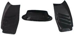 Ferrari F8 Tributo & Spider 2020 2021 2022 2023 with Aftermarket Parts - OEM Replacement 1:1 Rear Engine Vent Trim Carbon Fiber from Aero Republic
