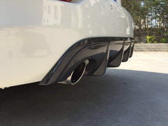 Aero Republic Rear Diffuser Valance & Underbody Diffuser for Infiniti Q50 Premium Sport Red Sport 400 Pre-Facelift 2014-2017 Carbon Fiber