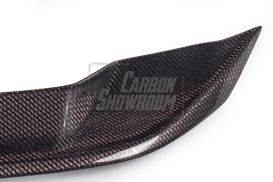 Ford Mustang Ecoboost V6 GT March1 Bullitt S550.1 S550.2 2015 2016 2017 2018 2019 2020 2021 2022 2023 with Aftermarket Parts - GT350 Style Rear Spoiler Carbon Fiber from Aero Republic