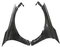 Honda Civic Type-R FL5 2023-ON with Aftermarket Parts - OEM Style Front Fenders Carbon Fiber from Aero Republic