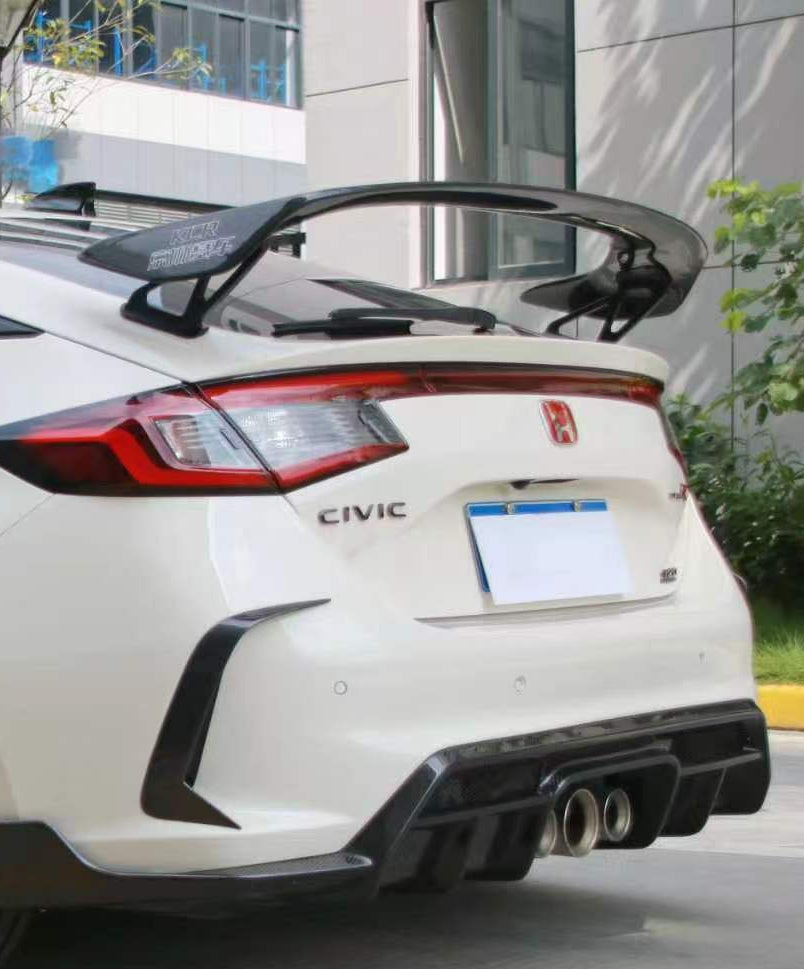 Honda Civic Type-R FL5 2023-ON with Aftermarket Parts - Rear Diffuser Carbon Fiber from Aero Republic