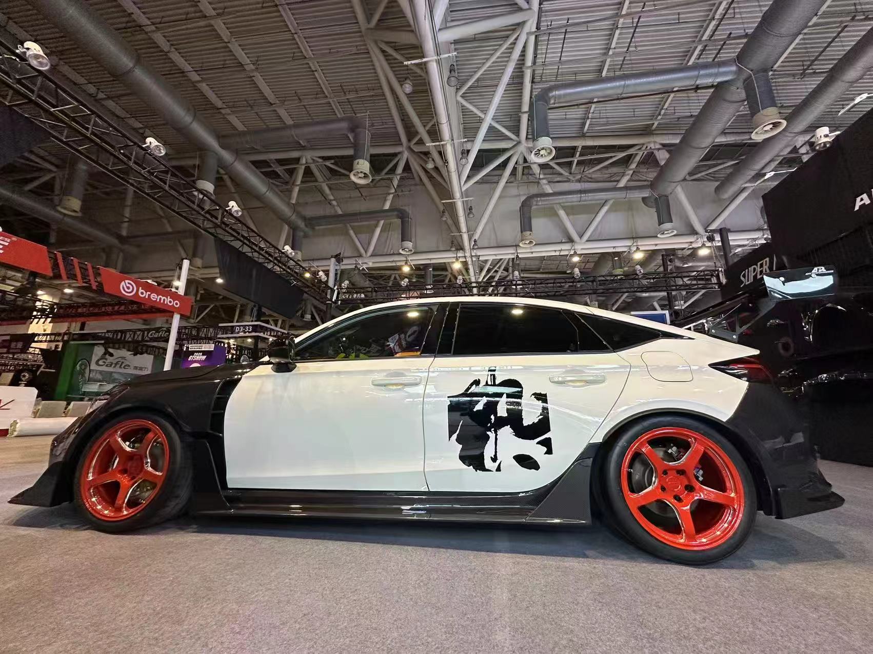 Honda Civic Type-R FL5 2023-ON with Aftermarket Parts - Time Attack Front Fenders Carbon Fiber from Aero Republic