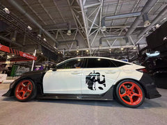 Honda Civic Type-R FL5 2023-ON with Aftermarket Parts - Time Attack Front Fenders Carbon Fiber from Aero Republic