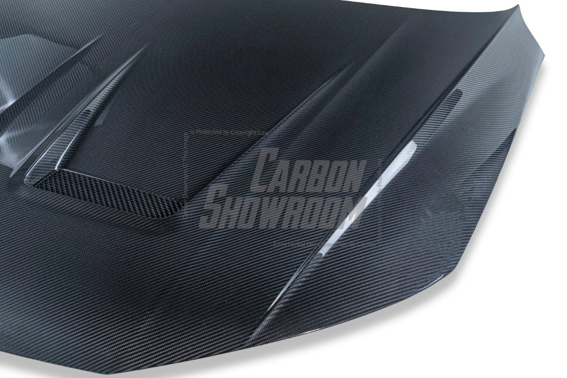 Audi Q5 SQ5 FY 2018-ON with Aftermarket Parts - Hood Dry Pre-preg Carbon Fiber from Aero Republic