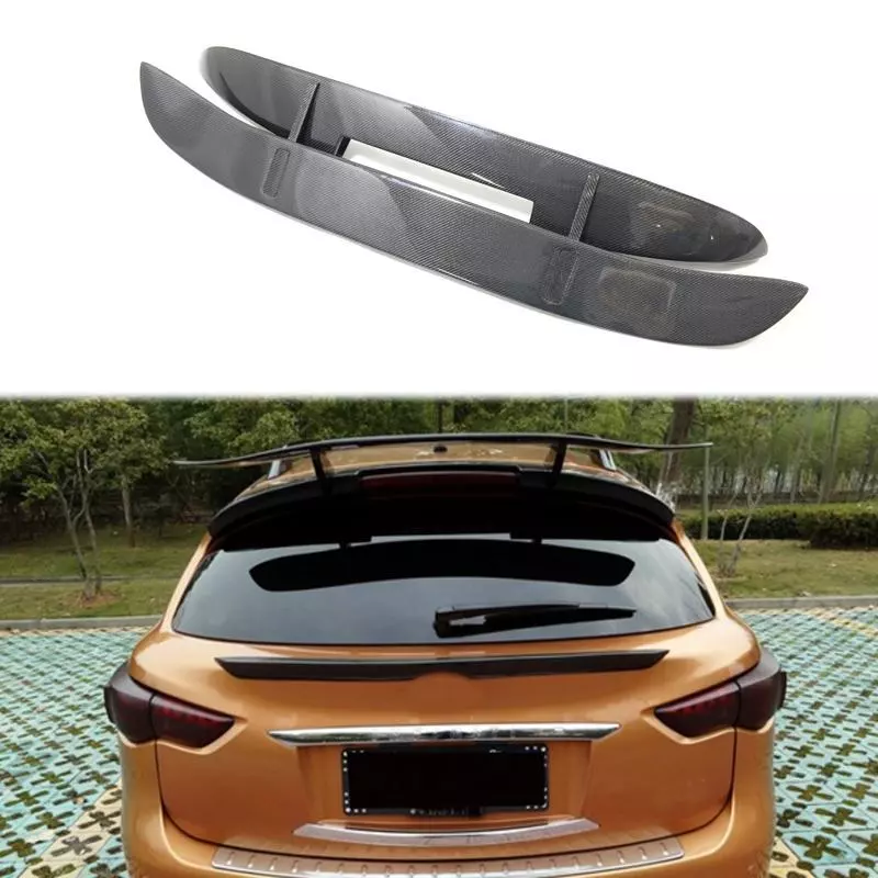 Infiniti FX35 2009 2010 2011 2012 with Aftermarket Parts - Rear Roof Spoiler Carbon Fiber from Aero Republic