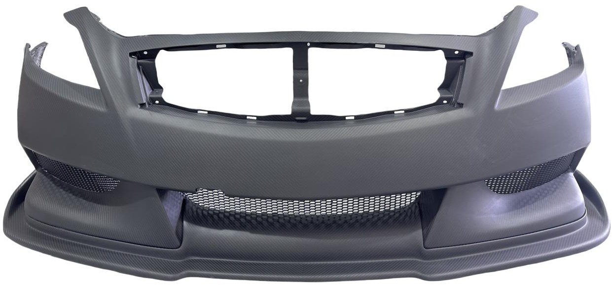 Infiniti G37 G37x IPL Anniversary Journey Sport X Base 2008 2009 2010 2011 2012 2013 & Q60 Journey Sport S Base 2014 2015 with Aftermarket Parts - Front Bumper Carbon Fiber from Aero Republic