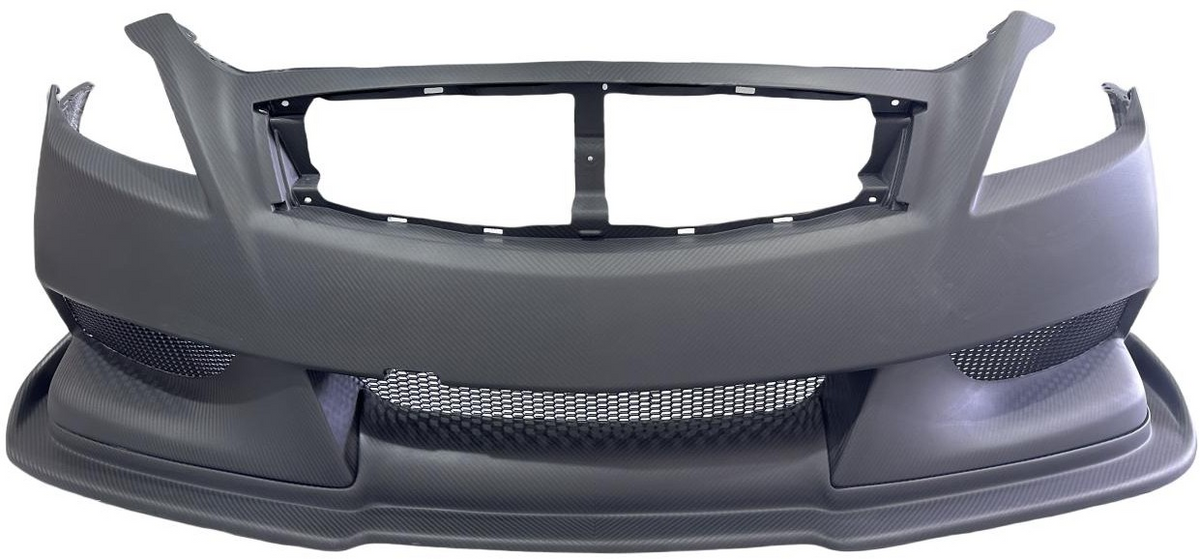 Infiniti G37 G37x IPL Anniversary Journey Sport X Base 2008 2009 2010 2011 2012 2013 & Q60 Journey Sport S Base 2014 2015 with Aftermarket Parts - Front Bumper Carbon Fiber from Aero Republic