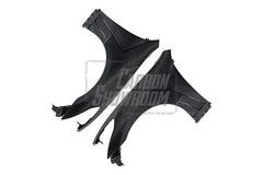 Infiniti G37 G37x Anniversary Limited Journey Sport S X Base 2009 2010 2011 2012 2013 with Aftermarket Parts - V1 Front Fenders Carbon Fiber from Aero Republic